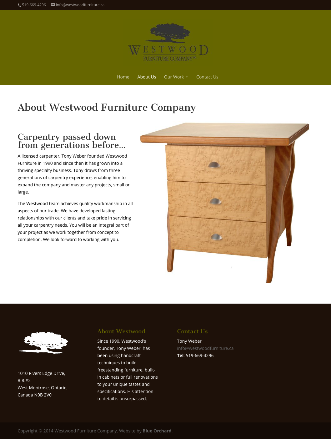 WestwoodFurniture.ca - Upgraded Website - 2014